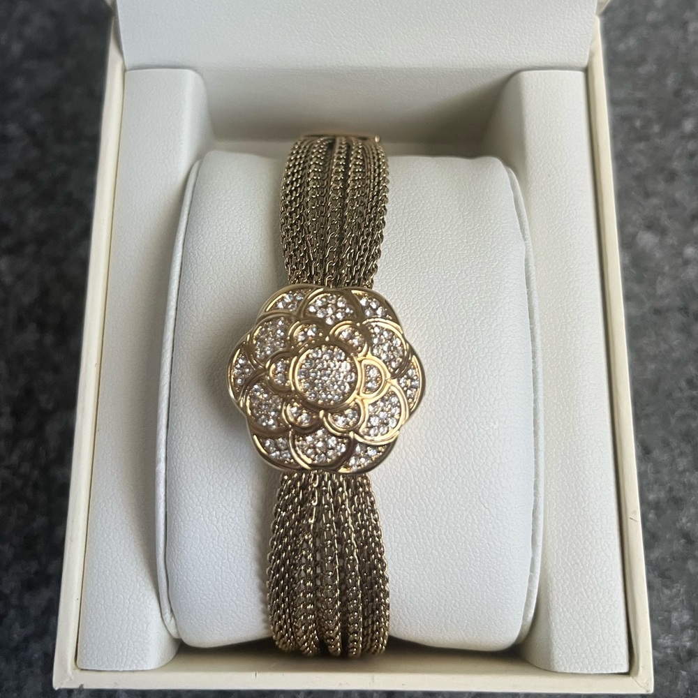Anne Klein Heritage Cover Dial Watch